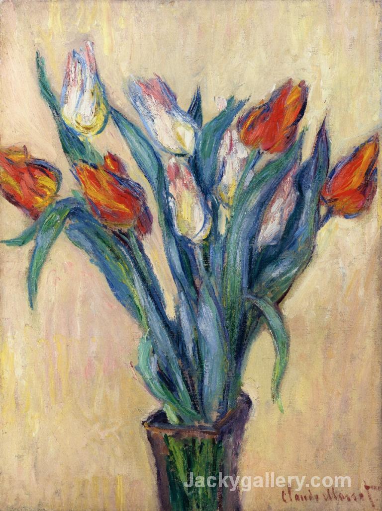 Vase of Tulips by Claude Monet paintings reproduction